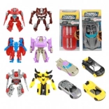 Átalakuló autó robottá, 10 cm, műanyag dobozban