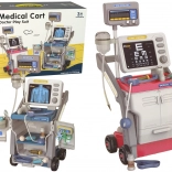 Pink little doctor set with stethoscope and lights