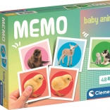 CLEMENTONI Baby Animals Memory Game