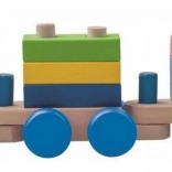 WOODY Wooden Stacking Freight Train
