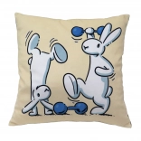 Kids' pillow BOB A BOBEK 30 × 30 cm – dumbbell motif