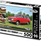 Puzzle Retro-Cars Wartburg 353 Tourist 1976 500 pieces