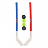 Crosse de hockey en plastique pour enfants avec palet et balle