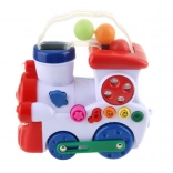 Petit train musical pour tout-petits avec lumières et sons