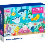 DODO puzzle állatok: víz alatti világ, 60 darabos