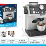 Dječji aparat za kavu sa svjetlima i zvukovima – sivi