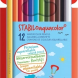 Set of watercolor pencils Stabilo Aquacolor 12 pcs