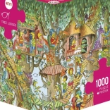 Puzzle HEYE Cabanes dans les arbres 1000 pièces