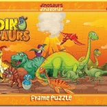 ART PUZZLE Dinosaurs – Tray Puzzle, 48 Pieces