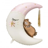 Folieballon beertje op de maan 71 × 86 cm