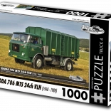 Puzzle RETRO-CARS TRUCK Škoda 706 MTS 24ch VLH 1000 pieces