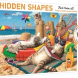 TREFL Puzzle Hidden Shapes: Cat Holidays 1011 pieces