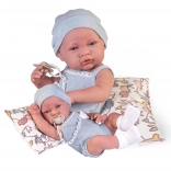 Realistic baby doll with full vinyl body 42 cm by ANTONIO JUAN