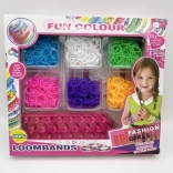 Kit créatif pour fabriquer des bracelets LOOM BANDS – 1200 élastiques