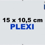 Frame Euroclip 15x10.5 cm with Plexiglass