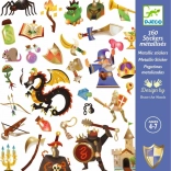 Djeco metallic stickers – koninkrijk