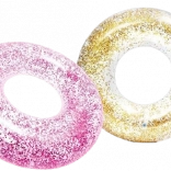 Inflatable Ring with Glitter INTEX Sparkling Glitter 107 cm