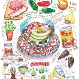 Magnolia puzzle Texas cowboy chili 1000 pieces