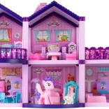Maison de poupées avec poneys