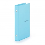 Karis A6 PVC Pastelini blue notebook