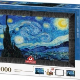 Puzzle Starry Night with Frame and Glue 3-in-1