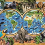 CLEMENTONI Puzzle Amazing World of Animals 300 pieces