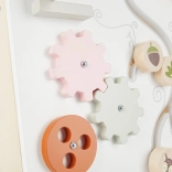 Bieco wooden baby walker with activities – forest animals