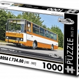 Puzzle Retro Cars Karosa C 734 (1981–1997) – 1000 pieces