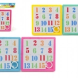 Sliding Number Puzzle 4×4 (color mix) – logic game 15