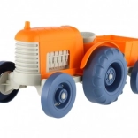 Műanyag traktor pótkocsival 31 cm