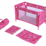 Rejseseng til dukker med taske