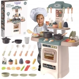 Woopie modern kids’ kitchen with water circulation, lights and sounds + 29 accessories