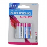 Alkaline batteries AAA 1.5 V 4 pcs GRUNDIG