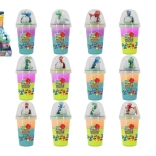 slijm met een sympathieke dinosaurus Slimy