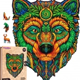 Fa puzzle Bölcs Medve 160 darabos