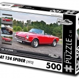 RETRO-AUTA puzzle FIAT 124 SPIDER (1973) – 500 pieces