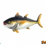 Közönséges tonhal műanyag modell 12 cm