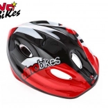Casque de vélo pour enfants rouge Dino Bikes