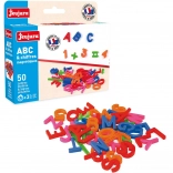 Jeujura Colorful Magnetic Letters – Set of 50 pcs
