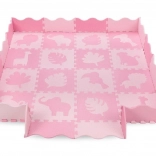MoMi ZAWI foam puzzle play mat pink