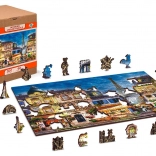 Wooden Puzzle Breakfast in Paris 2in1 - 75 pieces