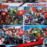 Educa Children's Puzzle Avengers 4in1