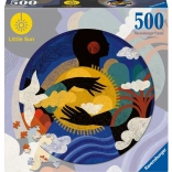 RAVENSBURGER Puzzle 500 pieces – little sun, sense “reading” (round)