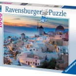 Puzzel Avond in Santorini 1000 stuks Ravensburger