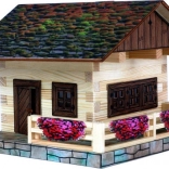 Alpine Wooden Cabin Construction Set