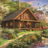 ANATOLIAN Puzzle Log Cabin 1500 pieces