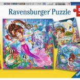Ravensburger Puzzle Magical Mermaids 3×49 pieces