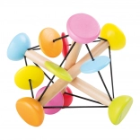 Wooden motor skills grasping toy small foot