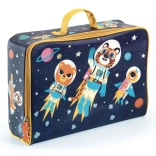 DJECO children's textile suitcase space