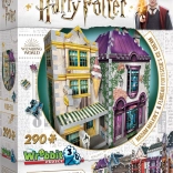 WREBBIT 3D Puzzle HARRY POTTER: Madam Malkin’s and Florean Fortescue’s Ice Cream Parlour – 290 pieces